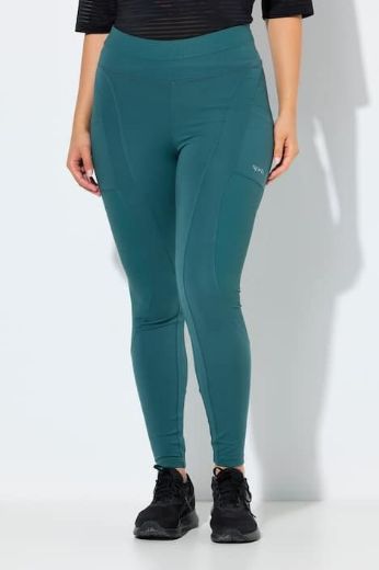 Plus size veliki brojevi Tajice sportske visokog struka za punije