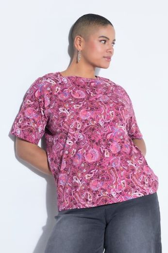 Plus size veliki brojevi Majica kratkih rukava šireg kroja za punije