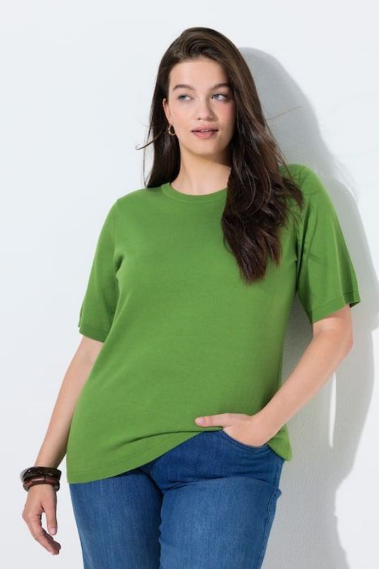 Plus size veliki brojevi Pulover kratkih rukava za punije