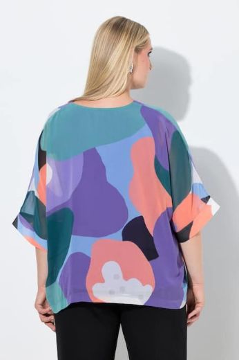 Plus size veliki brojevi Tunika 3/4 rukava V ovratnika za punije