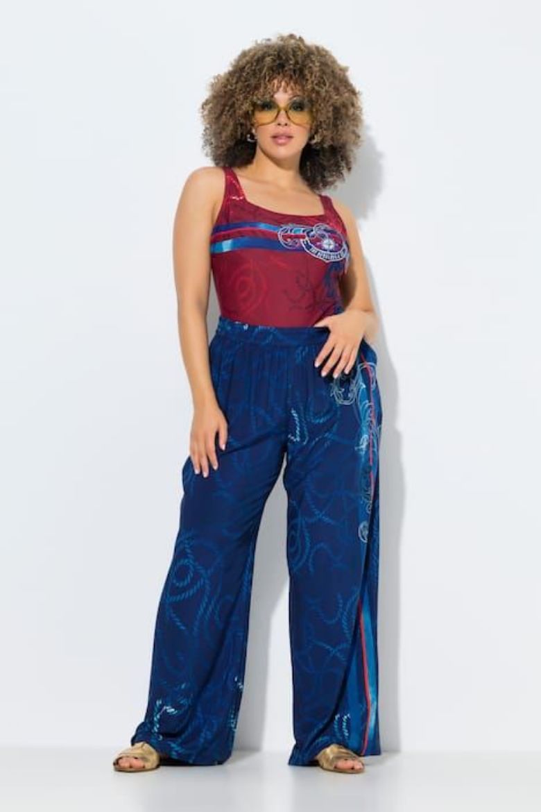 Plus size veliki brojevi Hlače širokih nogavica za punije