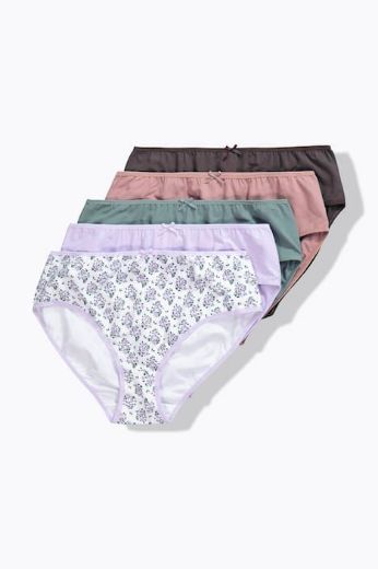 Plus size veliki brojevi Gaćice midi 5 komada za punije