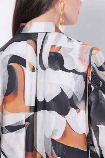 Plus size veliki brojevi Bluza 3/4 rukava šireg kroja za punije