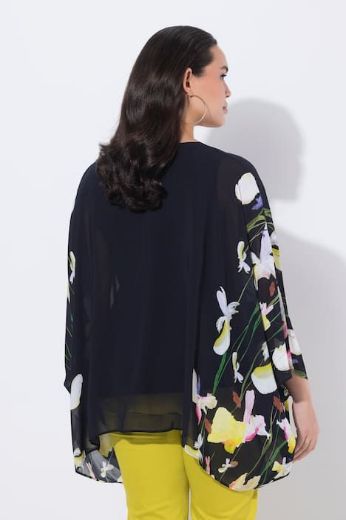 Plus size veliki brojevi Bluza 3/4 rukava V ovratnika za punije