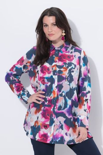 Plus size veliki brojevi Bluza dugih rukava A kroja za punije