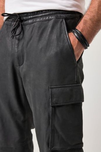 Plus size veliki brojevi Hlače cargo od kože za punije