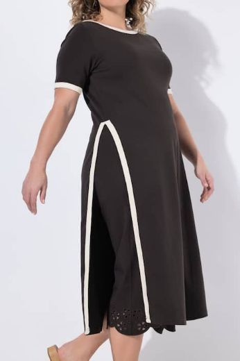 Plus size veliki brojevi Majica kratkih rukava dugog kroja za punije