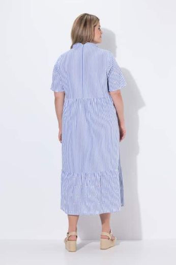 Plus size veliki brojevi Haljina maxi kratkih rukava A kroja za punije