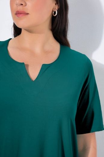 Plus size veliki brojevi Majica A kroj V ovratnik za punije