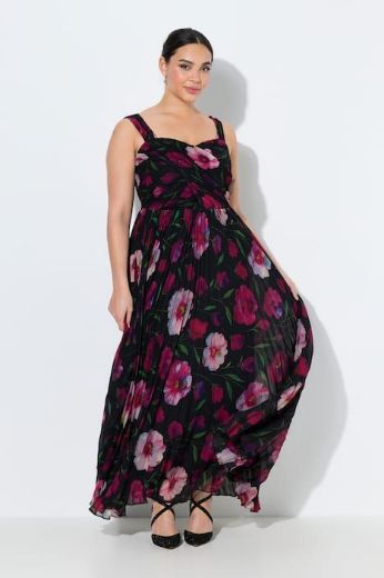 Plus size veliki brojevi Haljina elegantna maxi cvjetnog uzorka za punije