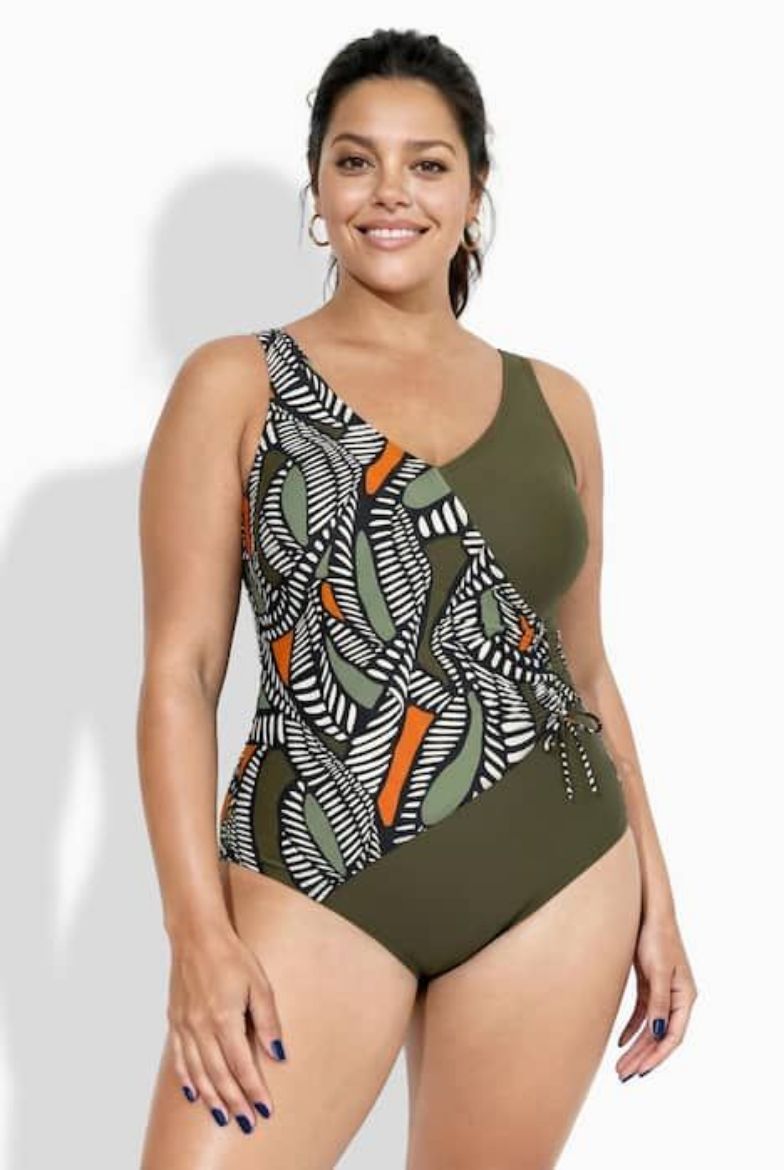 Plus size veliki brojevi Kupaći kostim jednodijelni mekanih košarica za punije