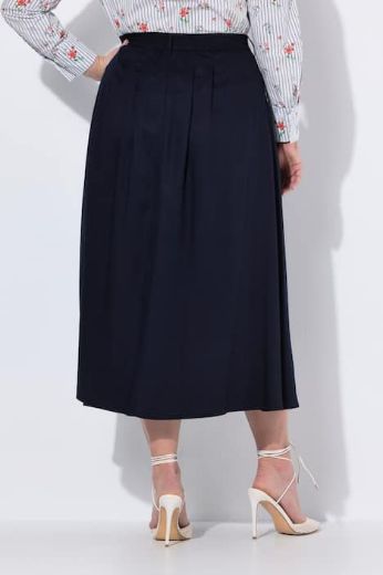Plus size veliki brojevi Suknja maxi na kopčanje za punije