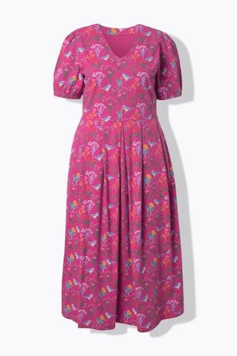 Plus size veliki brojevi Haljina maxi kratkih rukava za punije