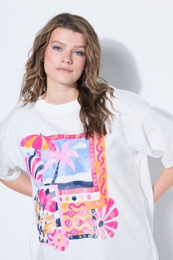 Plus size veliki brojevi Majica kratkih rukava šireg kroja za punije