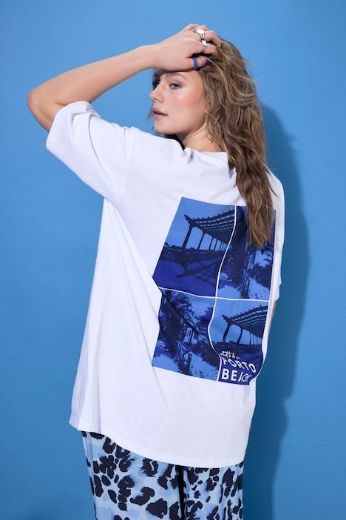 Plus size veliki brojevi Majica kratkih rukava šireg kroja za punije