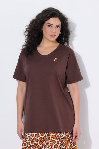 Plus size veliki brojevi Majica kratkih rukava šireg kroja za punije