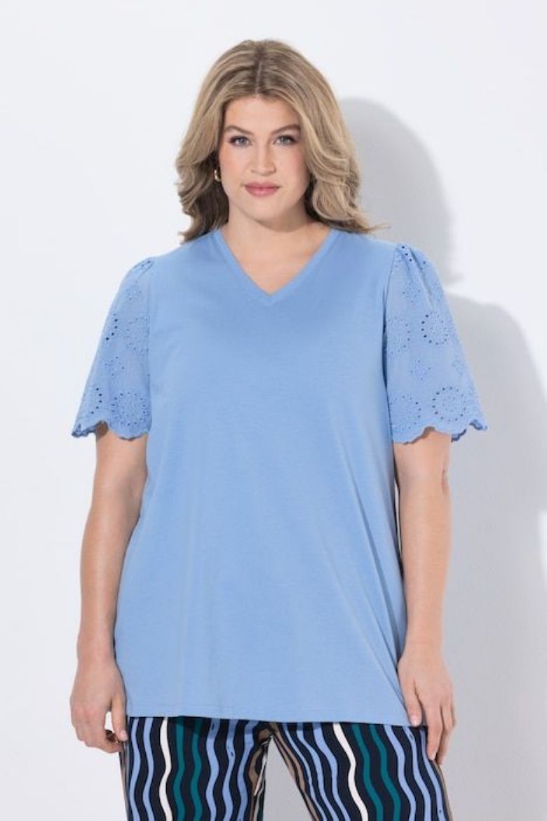 Plus size veliki brojevi Majica kratkih rukava pamučna za punije