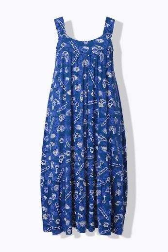Plus size veliki brojevi Haljina midi bez rukava A kroja za punije