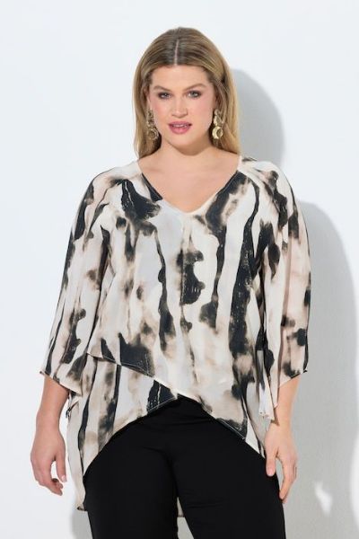 Veliki brojevi Bluza 3/4  rukava moda za punije