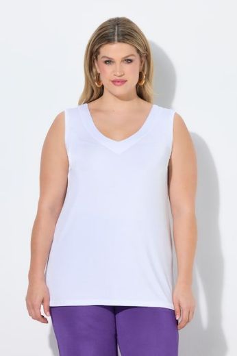 Plus size veliki brojevi Top V ovratnika širih naramenica za punije